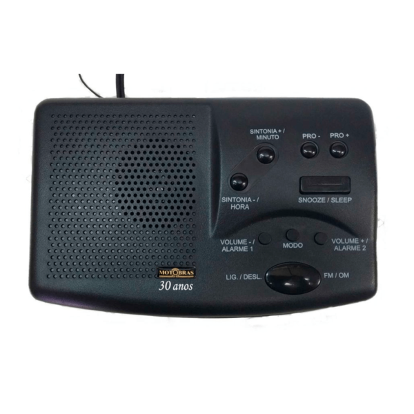 Rádio Relógio Digital AM/FM Motobras RM-RRD22 - Imagem 4