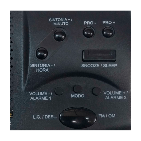 Rádio Relógio Digital AM/FM Motobras RM-RRD22 - Imagem 5